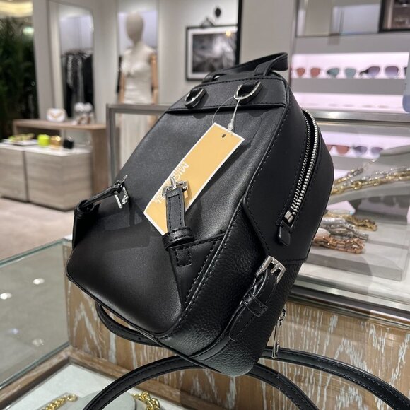Michael Kors Jaycee Extra-Small Pebbled Leather Convertible Backpack 35T2S8TB1L main image 6